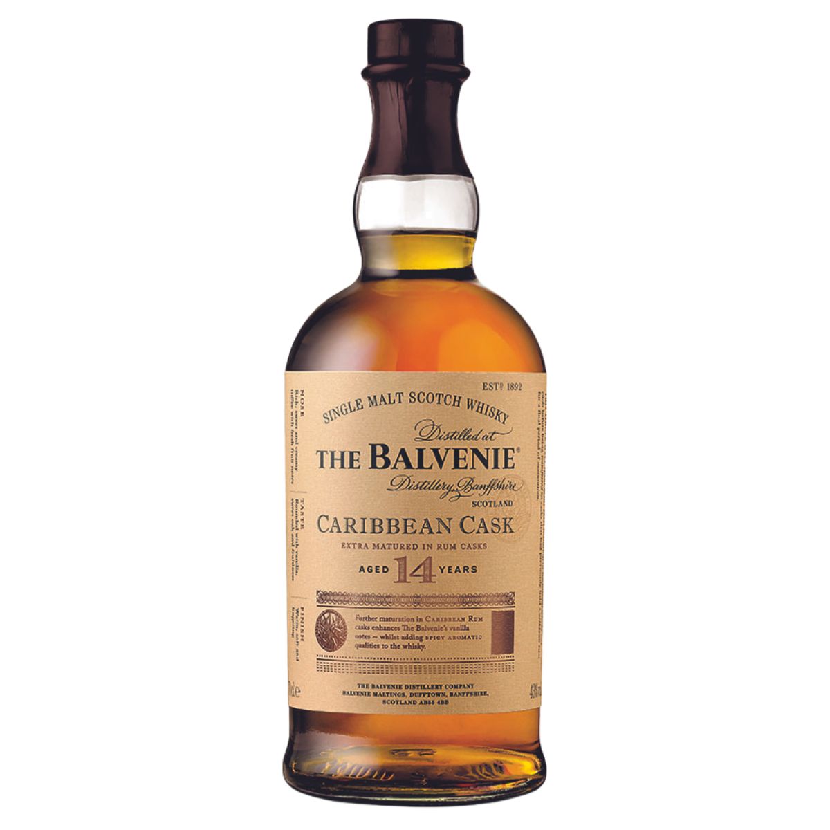 The Balvenie | 14 Year Old Caribbean Cask | Single Malt Whisky | 70cl