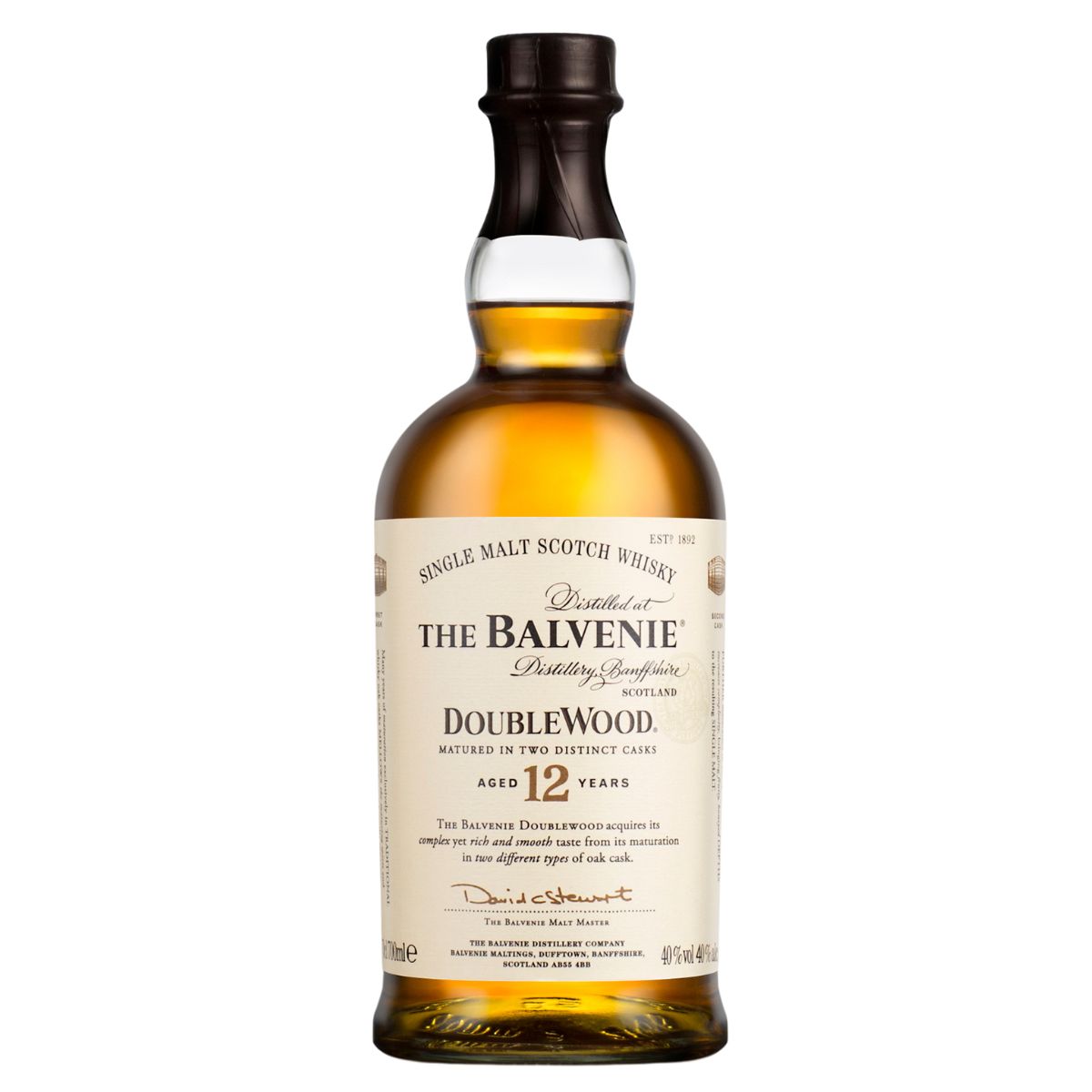 The Balvenie | Double Wood Aged 12 Years | Single Malt Whisky | 70cl