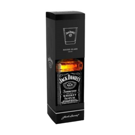 Jack Daniel's Tennessee Whiskey mit Rocksglas