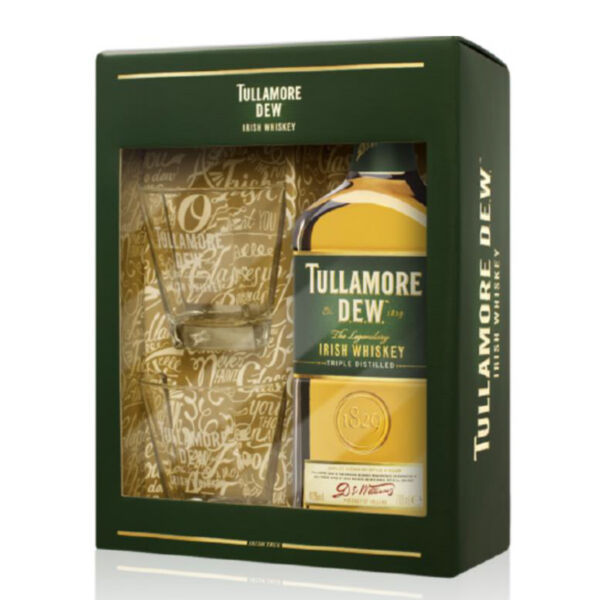 Tullamore DEW Geschenkpackung mit 2 Gläsern