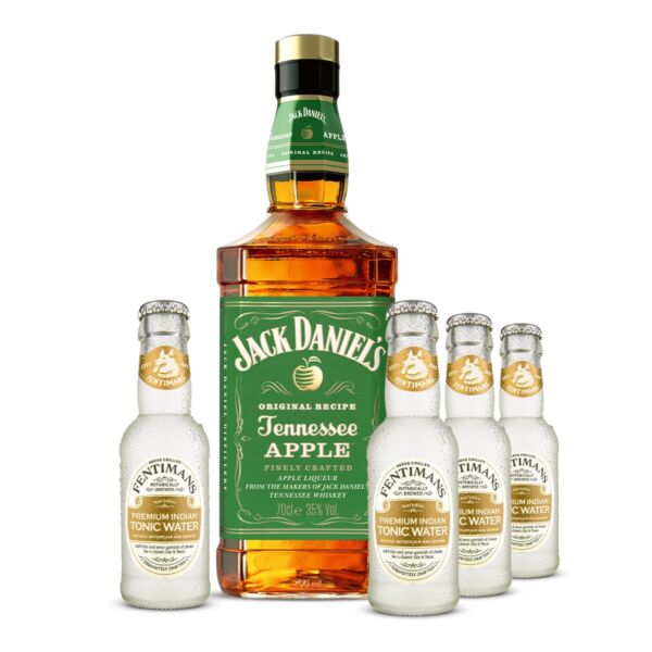 Jack Apple & Tonic Water Kit | Jack Daniel's Tennesse Apple mit 4 Tonic Water