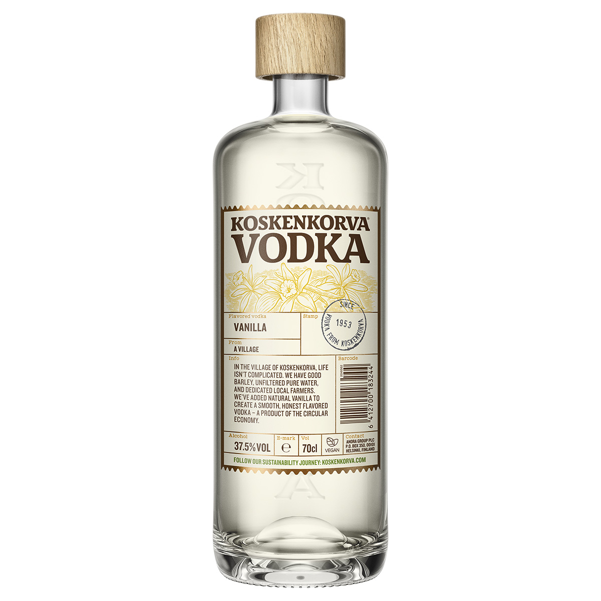 Koskenkorva | Vanilla | Vodka | 70cl