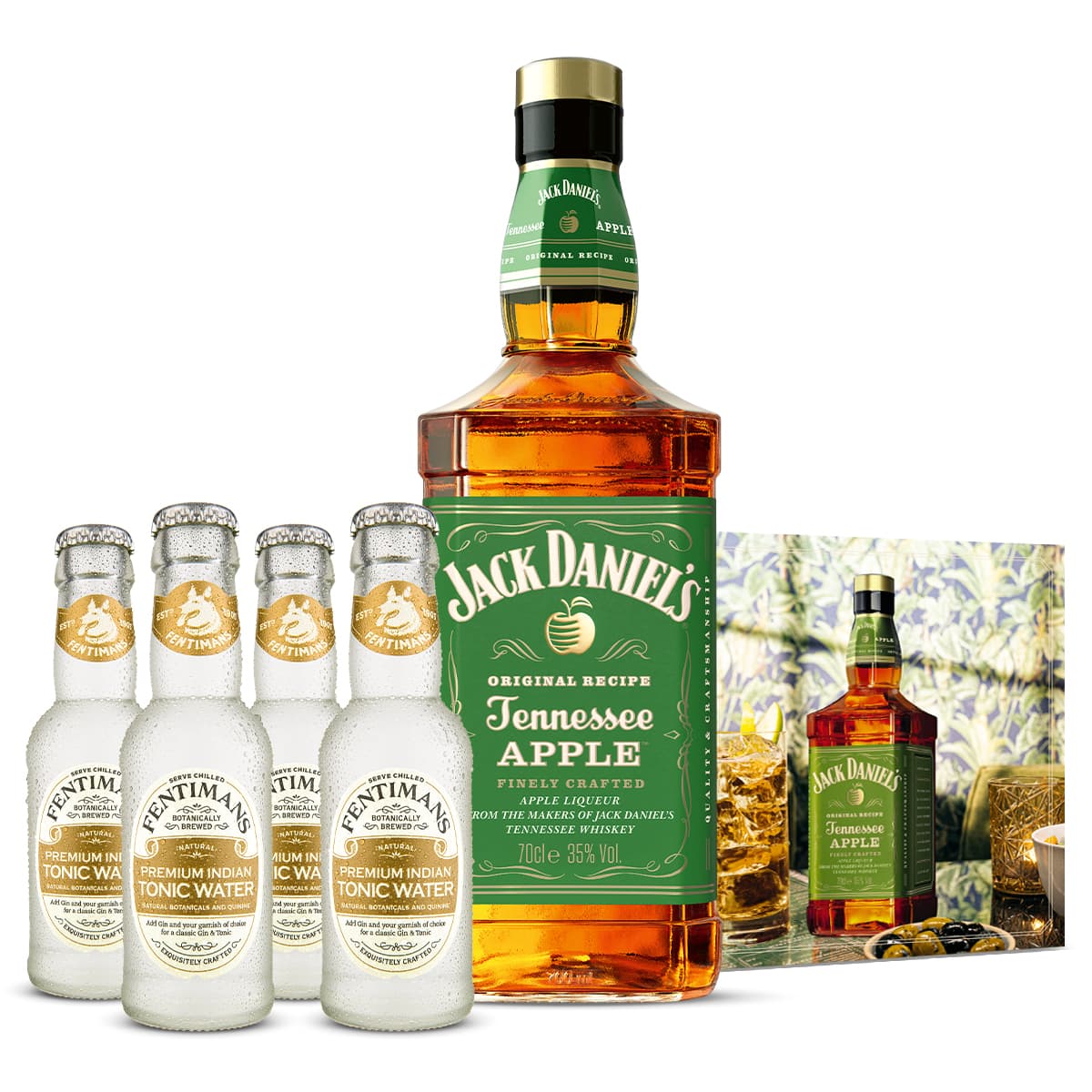 Jack Apple & Tonic Kit | Jack Daniel's Tennesse Apple mit 4 Tonic Water
