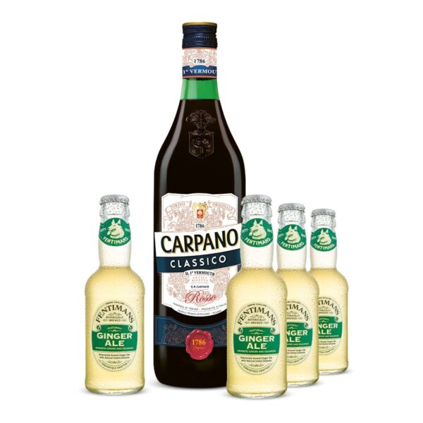 Classico Ginger Ale Kit | Carpano Classico mit 4 Ginger Ale