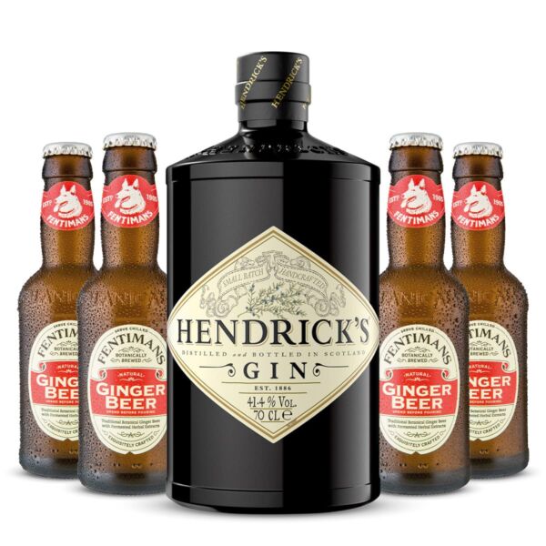 Heisser Esel Kit | Hendrick's Gin mit 4 Ginger Beer