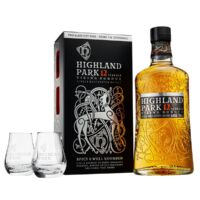 Highland Park | 12 Year Old Viking Honour | Giftpack mit Gläser | 70cl