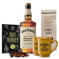 Hot Honey Kit | Jack Daniel’s Honey mit zwei Tassen und Apfel Zimt Tee
