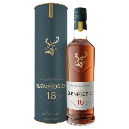 Glenfiddich | 18 Year Old | Single Malt Whisky | 70cl